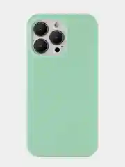 Бирюзовый чехол uBear Touch Mag Сase, Liquid silicone, для iPhone 13 Pro, MagSafe Compatible