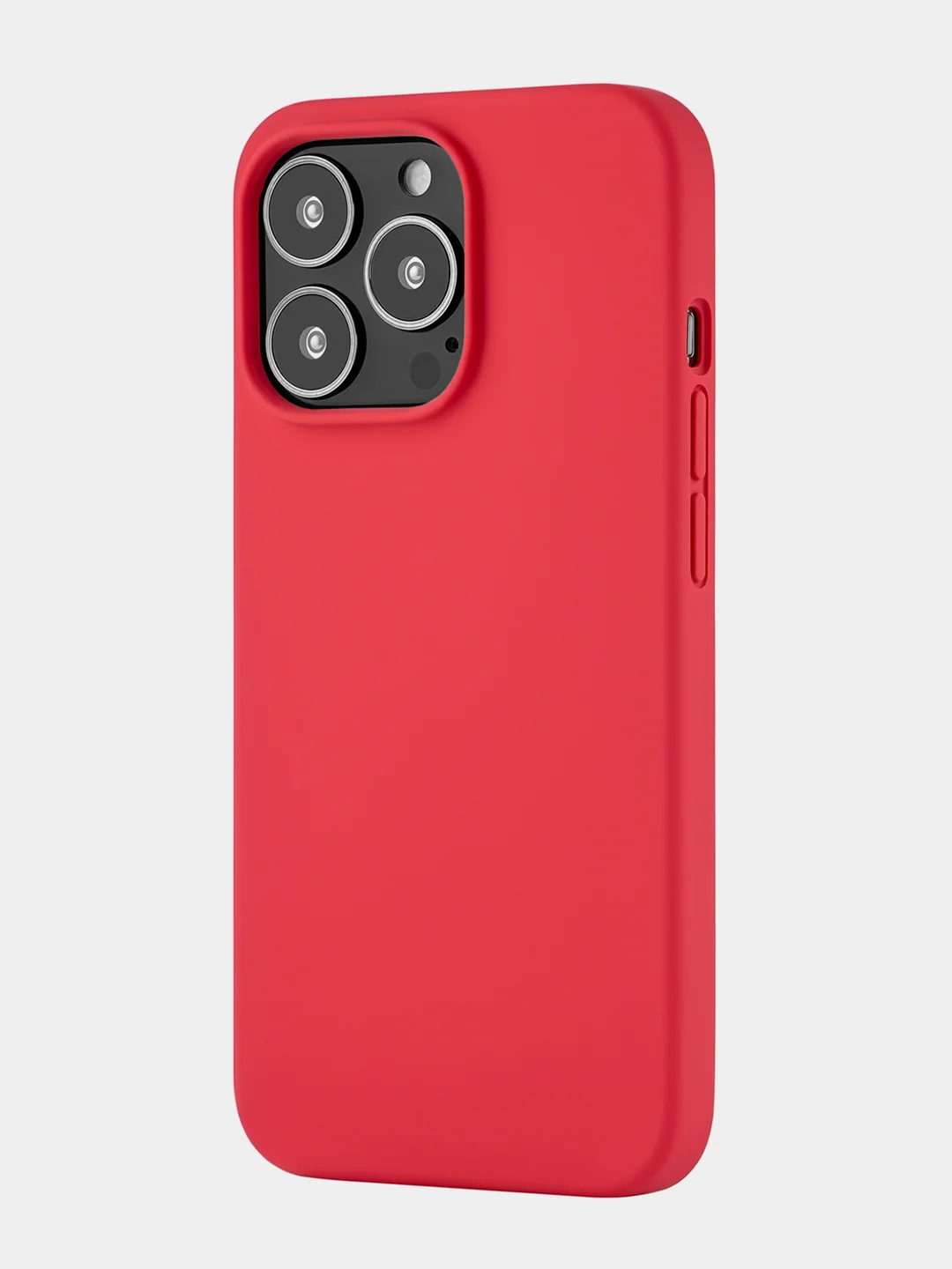 Красный чехол uBear Touch Mag Сase, Liquid silicone, для iPhone 13 Pro, MagSafe Compatible