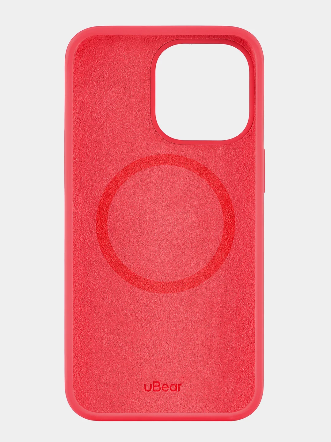 Красный чехол uBear Touch Mag Сase, Liquid silicone, для iPhone 13 Pro, MagSafe Compatible