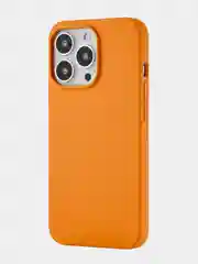 Оранжевый чехол uBear Touch Mag Сase, Liquid silicone, для iPhone 13 Pro, MagSafe Compatible