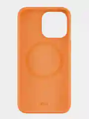Оранжевый чехол uBear Touch Mag Сase, Liquid silicone, для iPhone 13 Pro, MagSafe Compatible