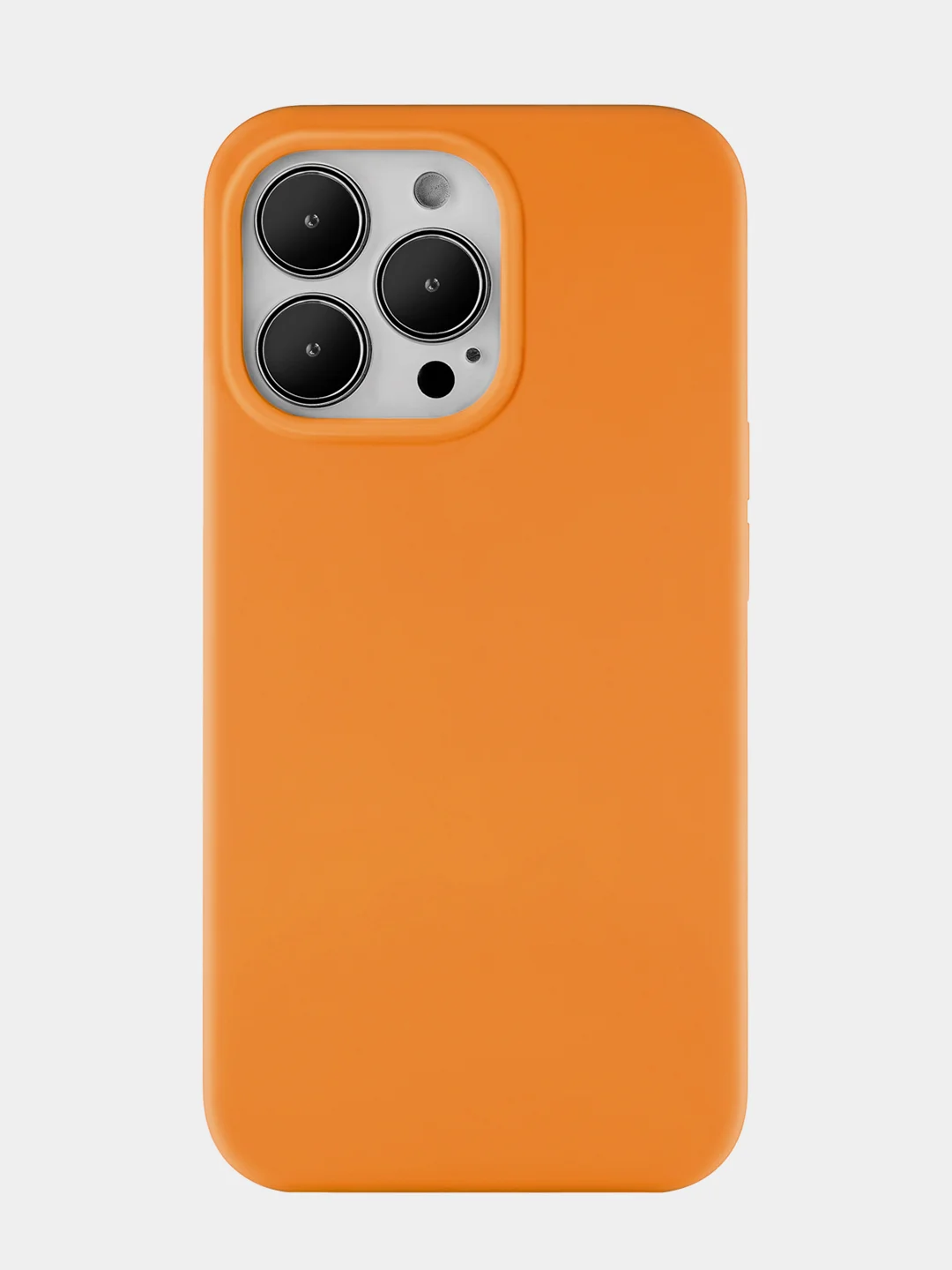 Оранжевый чехол uBear Touch Mag Сase, Liquid silicone, для iPhone 13 Pro, MagSafe Compatible