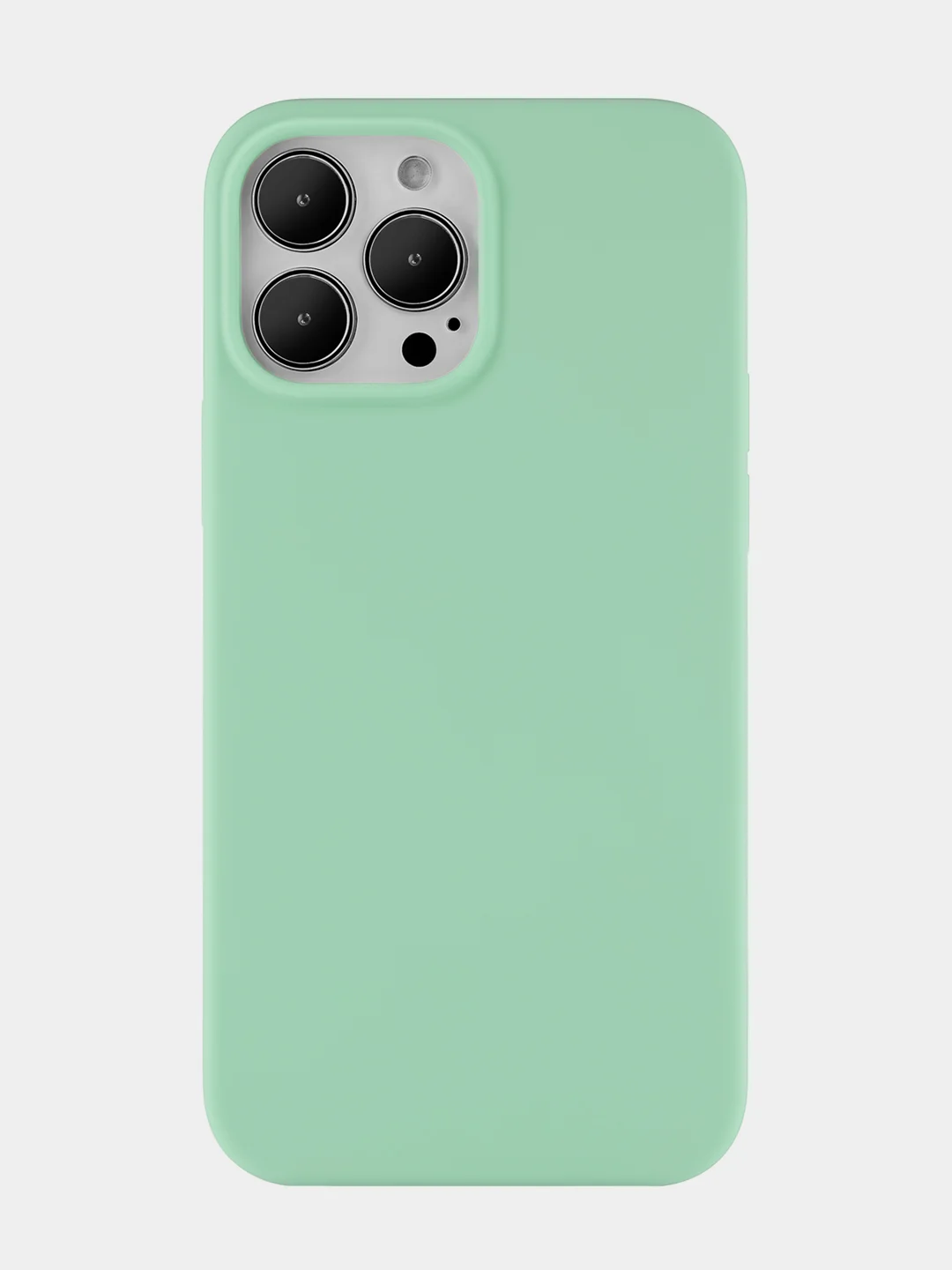 Бирюзовый чехол uBear Touch Mag Сase Liquid Silicone для iPhone 13 Pro Max, MagSafe Compatible