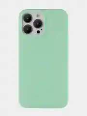 Бирюзовый чехол uBear Touch Mag Сase Liquid Silicone для iPhone 13 Pro Max, MagSafe Compatible