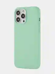 Бирюзовый чехол uBear Touch Mag Сase Liquid Silicone для iPhone 13 Pro Max, MagSafe Compatible