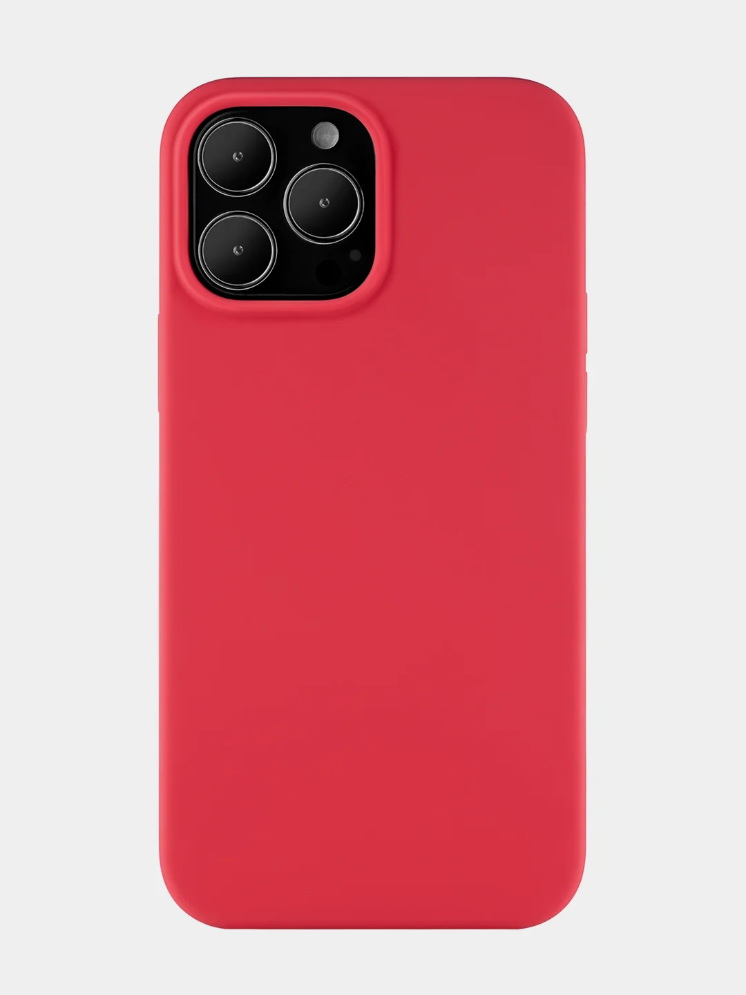 Красный чехол uBear Touch Mag Сase Liquid Silicone для iPhone 13 Pro Max, MagSafe Compatible
