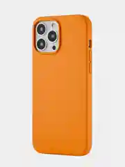 Оранжевый чехол uBear Touch Mag Сase Liquid Silicone для iPhone 13 Pro Max, MagSafe Compatible