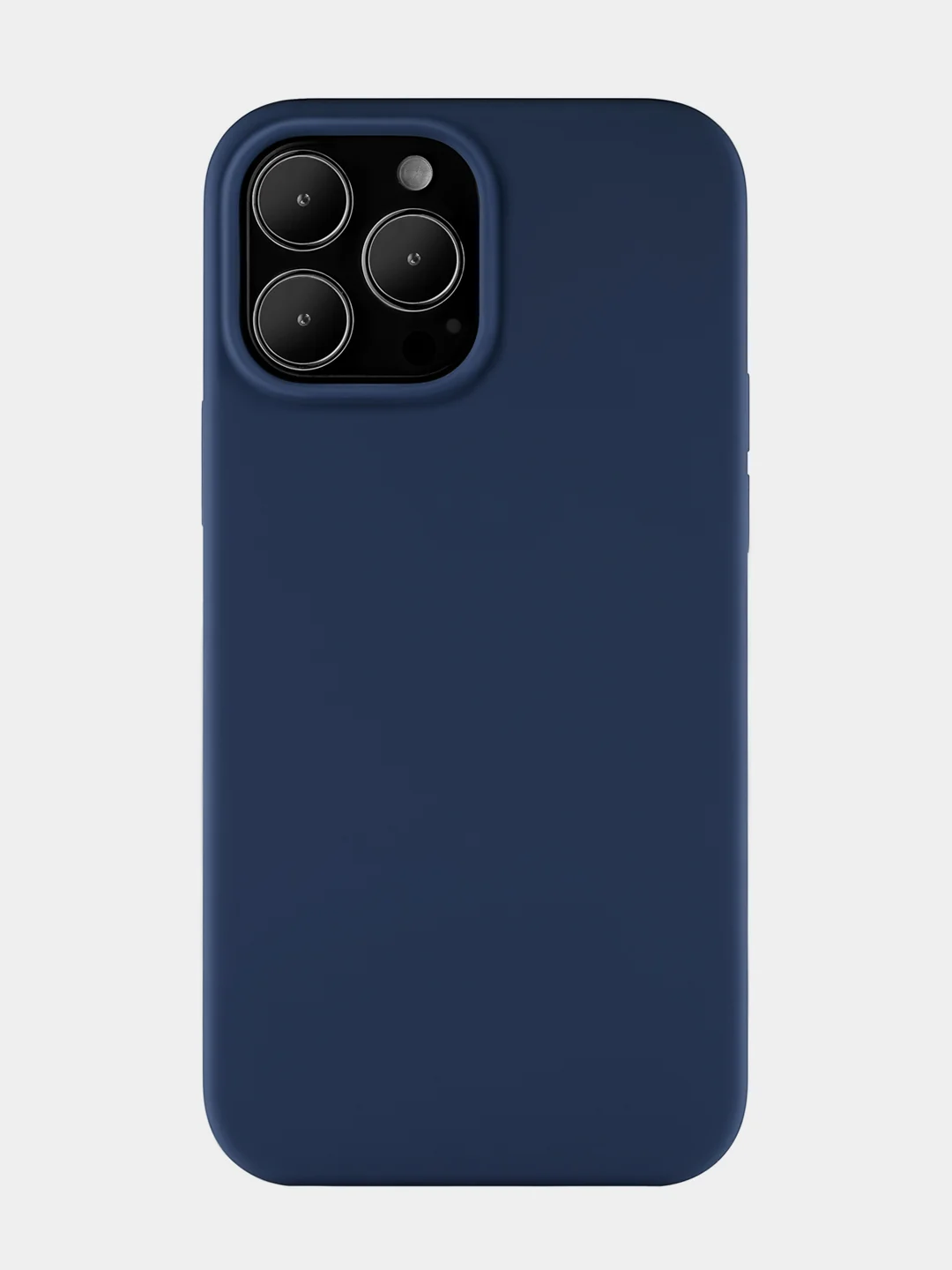 Темно-синий чехол uBear Touch Mag Сase Liquid Silicone для iPhone 13 Pro Max, MagSafe Compatible