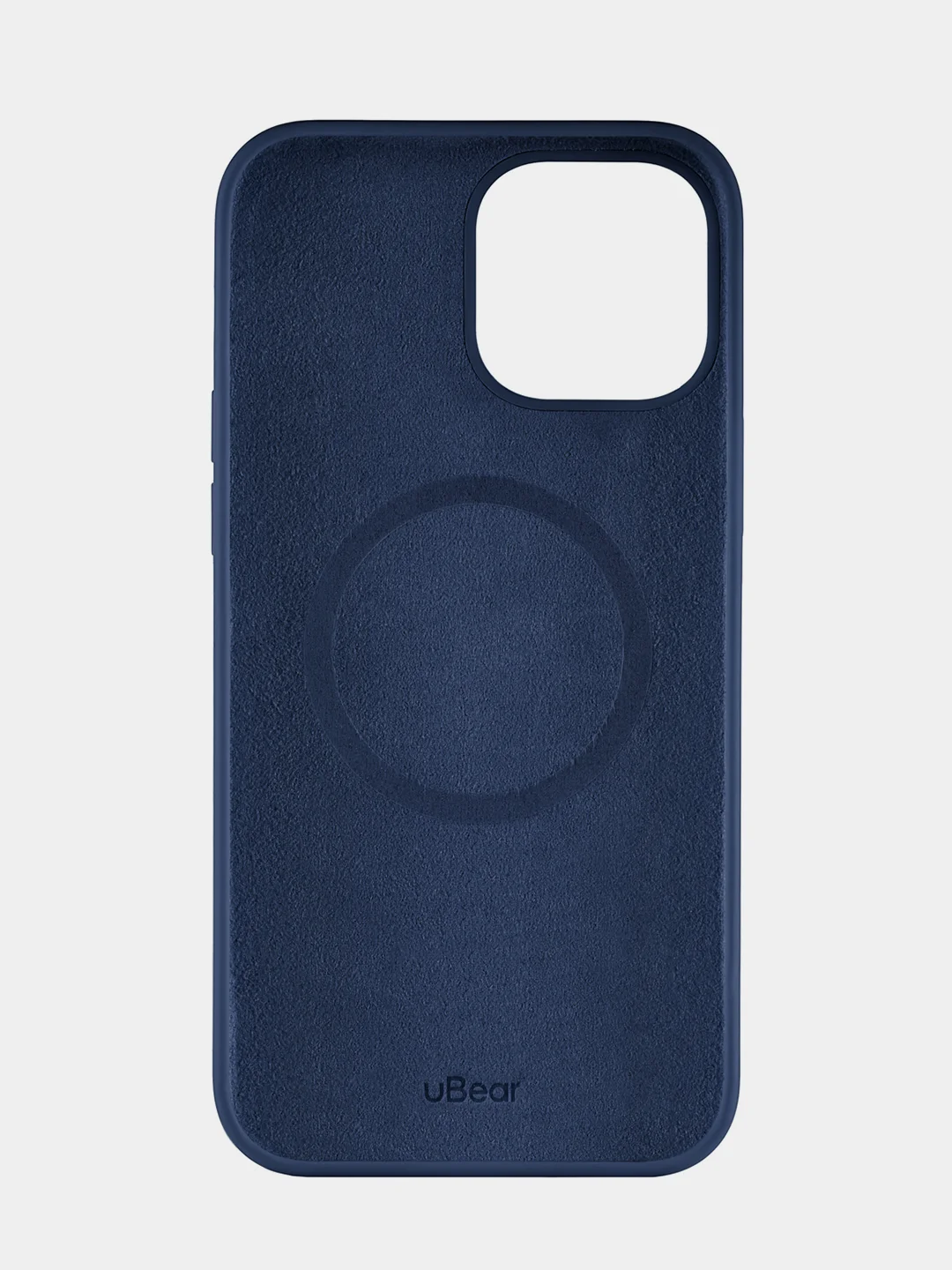 Темно-синий чехол uBear Touch Mag Сase Liquid Silicone для iPhone 13 Pro Max, MagSafe Compatible