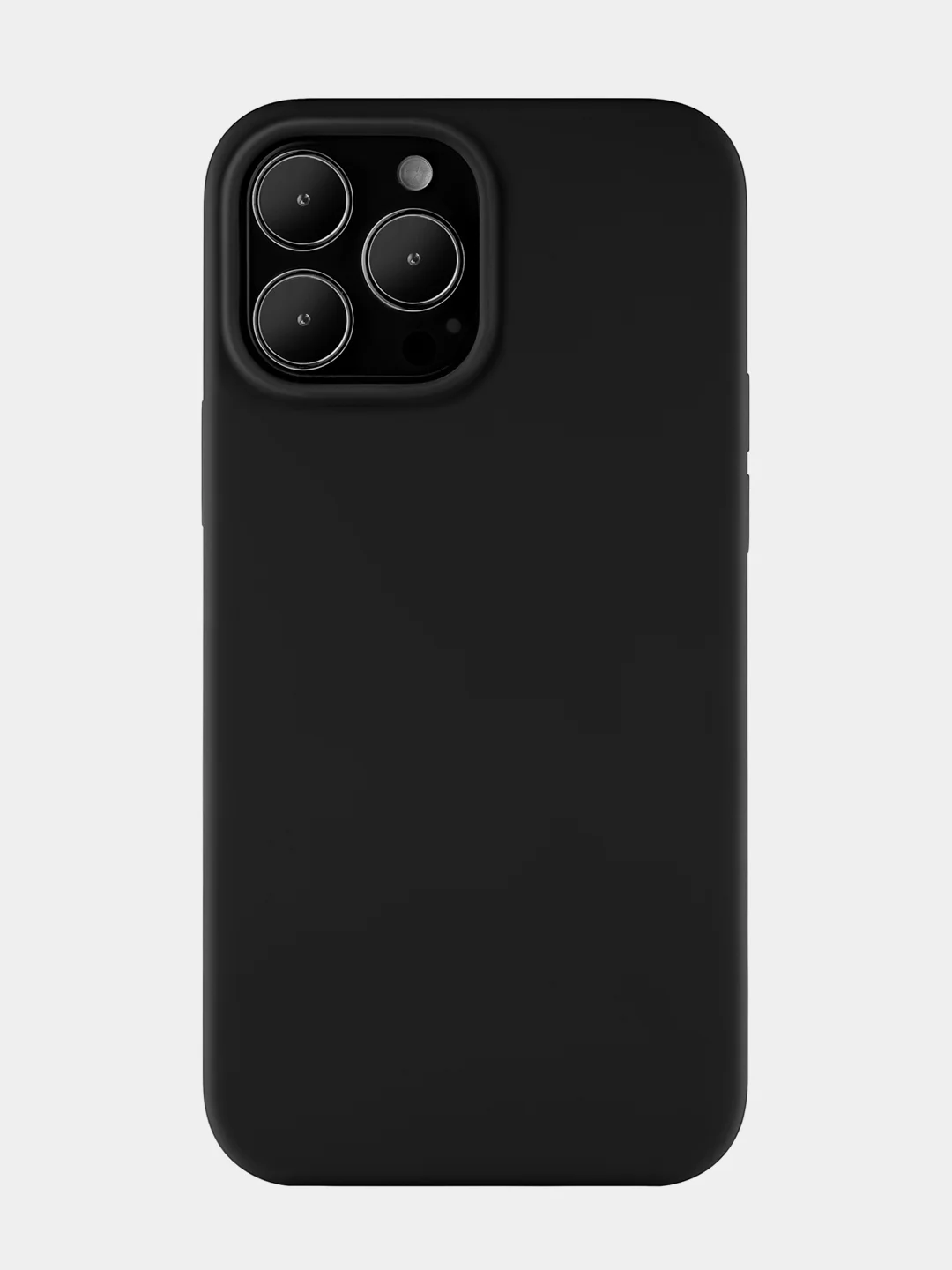 Черный чехол uBear Touch Mag Сase Liquid Silicone для iPhone 13 Pro Max, MagSafe Compatible