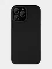 Черный чехол uBear Touch Mag Сase Liquid Silicone для iPhone 13 Pro Max, MagSafe Compatible
