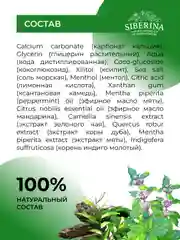 Зубная паста Siberina освежающая "Мята"