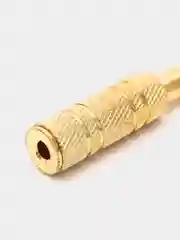 Разъем аудио 3.5мм гнездо стерео металл на кабель, Gold, Pro Legend