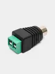 Разъем RCA гнездо пластик на кабель, винт, Pro Legend