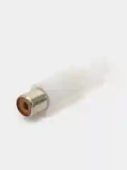 Разъем RCA гнездо пластик на кабель, белый, Pro Legend