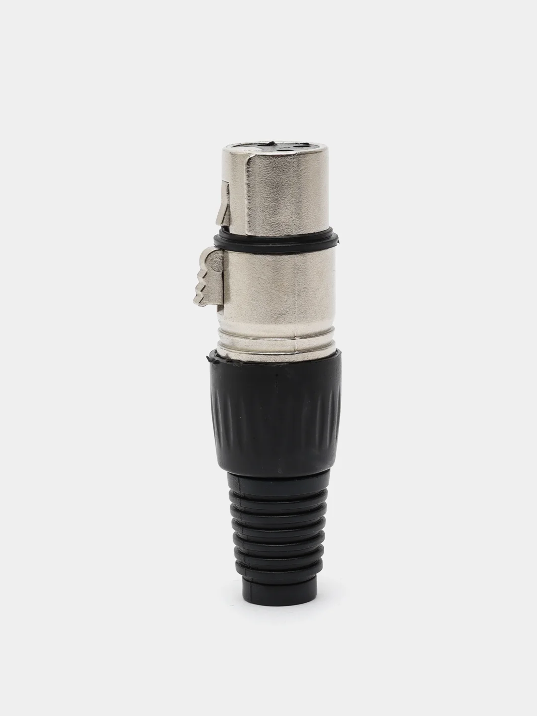 Разъем XLR 3P гнездо металл цанга на кабель, черный, Pro Legend