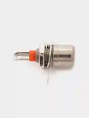 Разъем RCA гнездо металл на корпус, красный, Pro Legend
