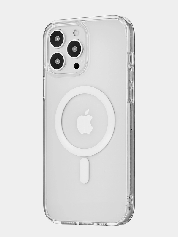 Чехол uBear Real Mag Case для iPhone 13 Pro Max, PC+TPU, MagSafe Compatible, прозрачный