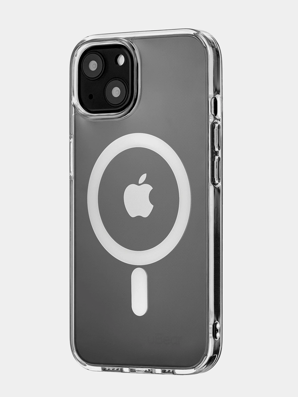 Чехол uBear Real Mag Case для iPhone 13, PC+TPU, MagSafe Compatible, прозрачный