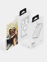 Чехол uBear Real Mag Case для iPhone 13, PC+TPU, MagSafe Compatible, прозрачный
