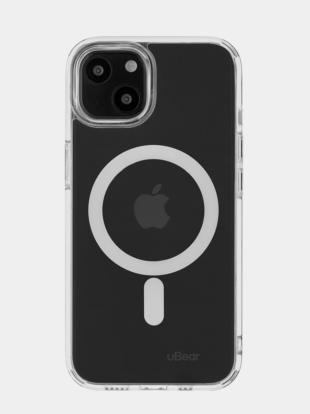Чехол uBear Real Mag Case для iPhone 13, PC+TPU, MagSafe Compatible, прозрачный