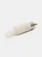 Разъем RCA штекер пластик на кабель, белый, Pro Legend