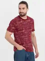 Красный футболка мужская, с принтом, хлопок