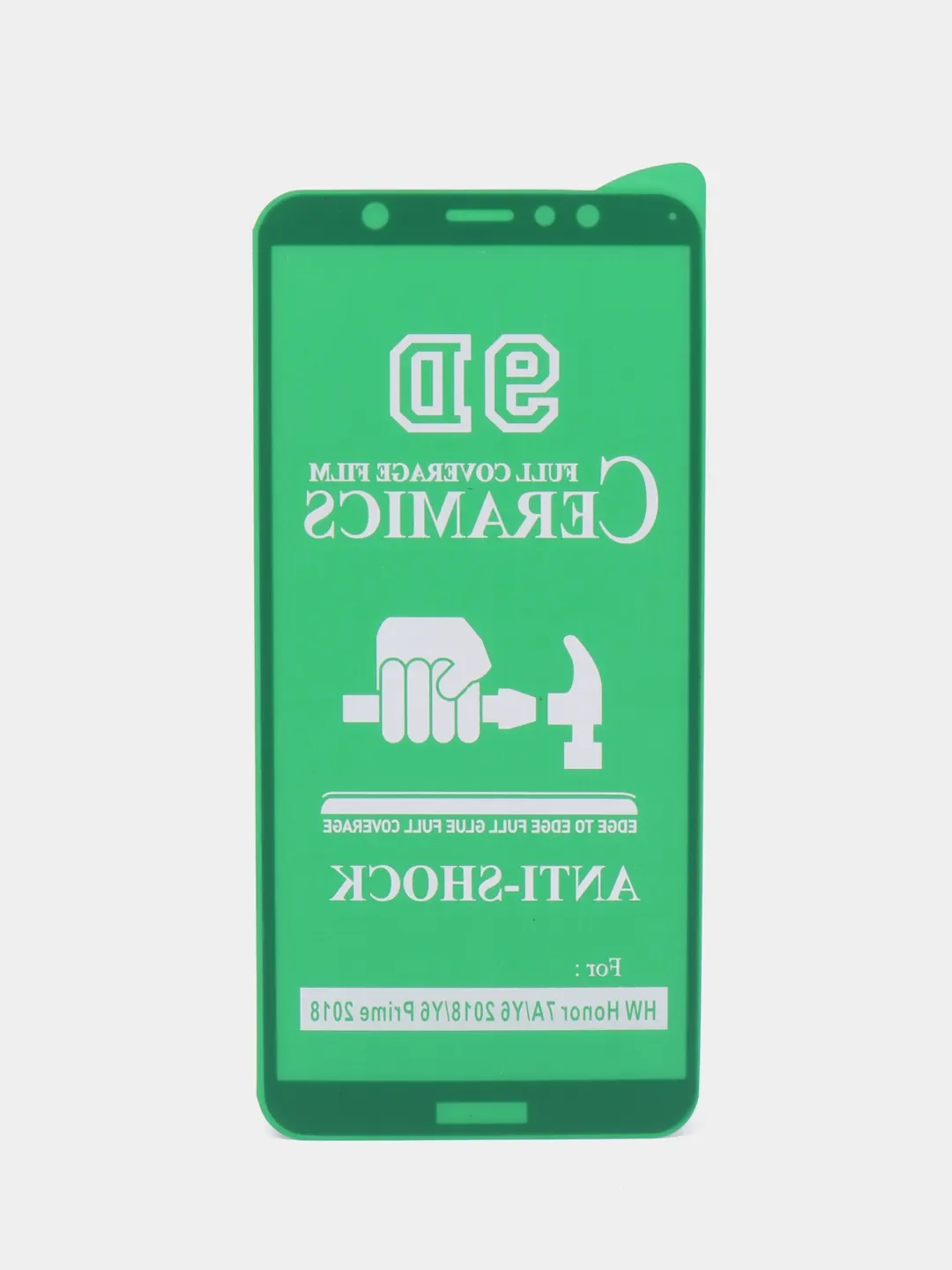 Черный защитное керамическая пленка Huawei Y6 2018 Honor 7C 7A Pro Y6 Prime Хуавей у6 Хонор 7С