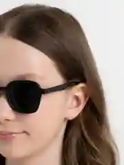 Черный очки солнцезащитные, очки солнечные, для девочек 4-10 лет