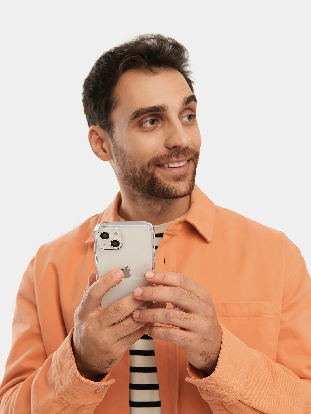 Чехол uBear Real Case iPhone 13, transparent PC, TPU, прозрачный