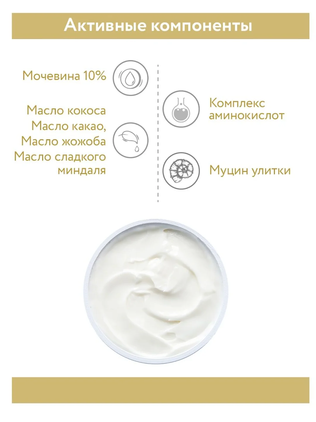ARAVIA Крем для лица суперувлажнение и регенерация c мочевиной(10%) и муцином улитки 150мл