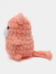 Коралловый плюшевый котик