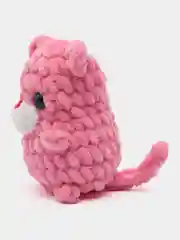 Розовый плюшевый котик