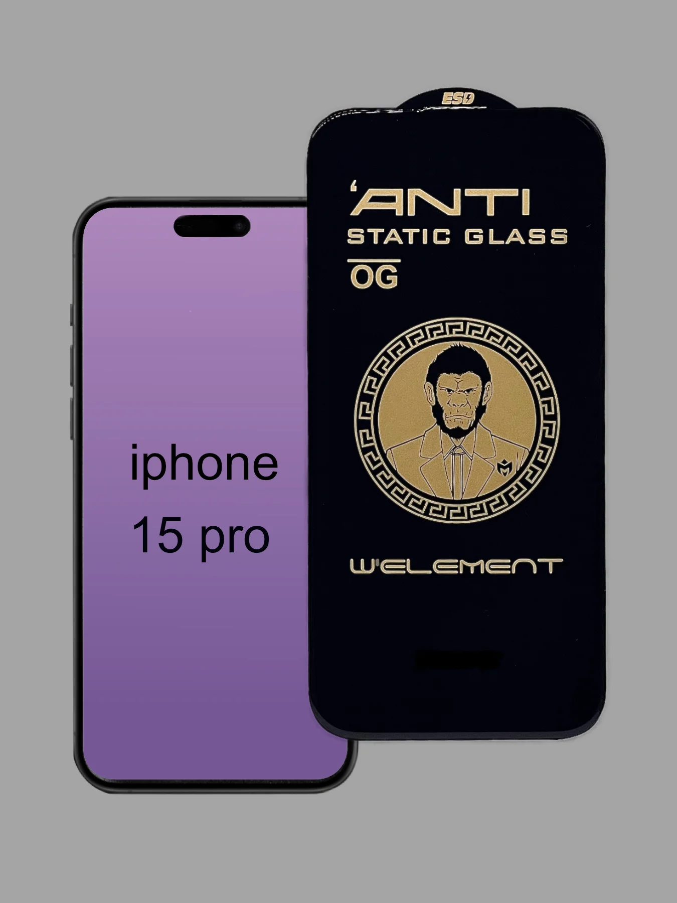 Защитное стекло Anti-Static для Iphone 15,iphone 15 Pro,iphone 15 Pro Max
