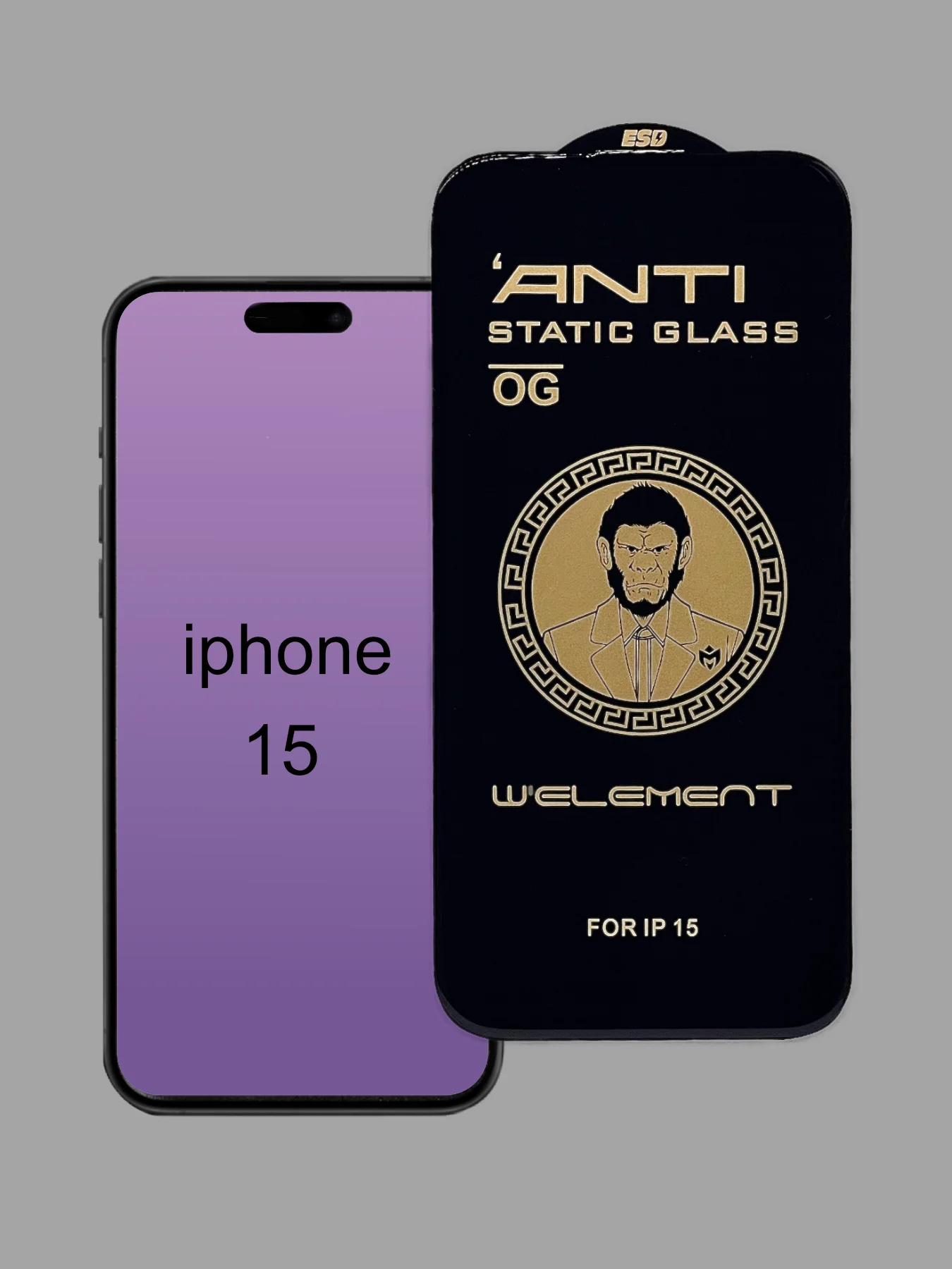 Защитное стекло Anti-Static для Iphone 15,iphone 15 Pro,iphone 15 Pro Max