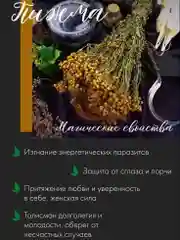 Желтый свеча магическая берегиня с травами: пижма, душица, роза, мята