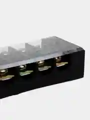 Клеммная колодка винтовая с крышкой, 12 контактов, М4, 35 А, 600 В, 8 AWG, 10 мм2