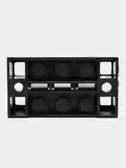 Клеммная колодка винтовая с крышкой, 6 контактов, М4, 25 А, 600 В, 10 AWG, 6 мм2