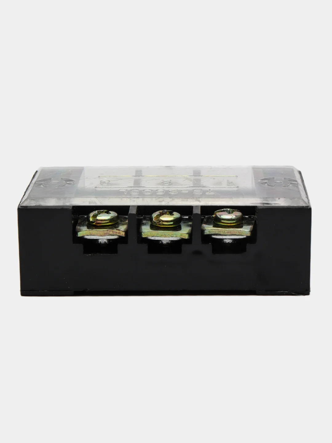 Клеммная колодка винтовая с крышкой, 6 контактов, М4, 25 А, 600 В, 10 AWG, 6 мм2