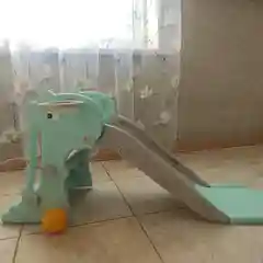 Бирюзовый горка детская для дома и дачи