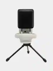 Белый конденсаторный студийный USB-микрофон для записи голоса