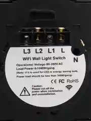 Черный умный выключатель сенсорный wifi, Tuya, умный дом с Алисой, Марусей