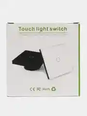 Белый умный выключатель сенсорный wifi, Tuya, умный дом с Алисой, Марусей