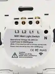 Белый умный выключатель сенсорный wifi, Tuya, умный дом с Алисой, Марусей