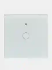 Белый умный выключатель сенсорный wifi, Tuya, умный дом с Алисой, Марусей