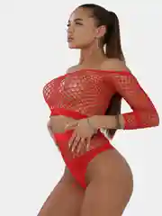 Красный эротическое белье "Малина"