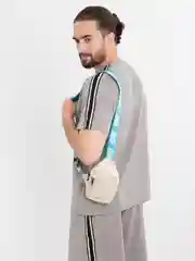 Бежевый сумка через плечо