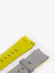 Серый ремешок для часов Samsung Galaxy Watch 6 / 5 / 4, силиконовый, 20мм