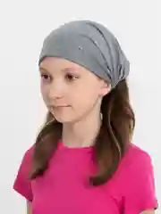 Серый бандана косынка летняя на резинка