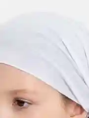 Белый бандана косынка летняя на резинка